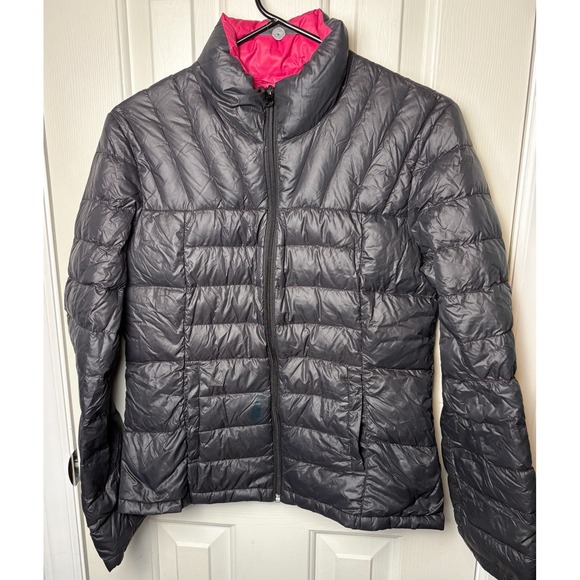 Bernardo Jackets & Blazers - Bernardo Puffer Jacket Women's S Black Goose Down Winter Athletic Zip Coat